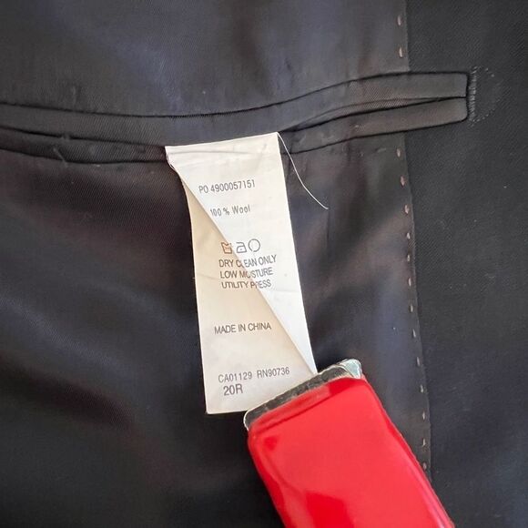 Michael‎ Kors Black Blazer 100% Wool with Gold Buttons Size 20R - Picture 11 of 16